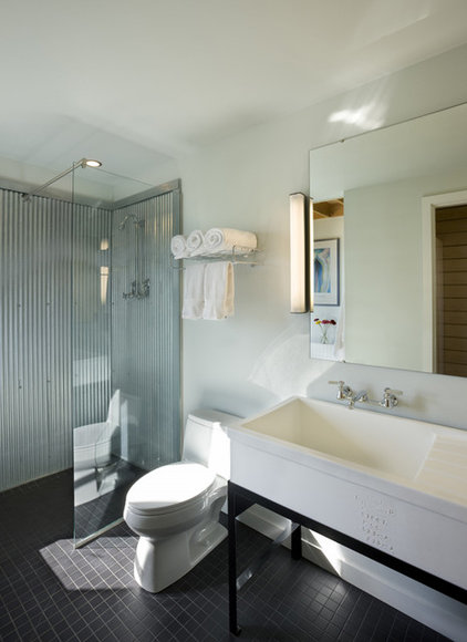 modern bathroom by DeForest Architects