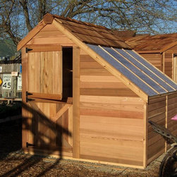 Cedarshed Sunhouse Shed - This shed has huge panels that let in tons 