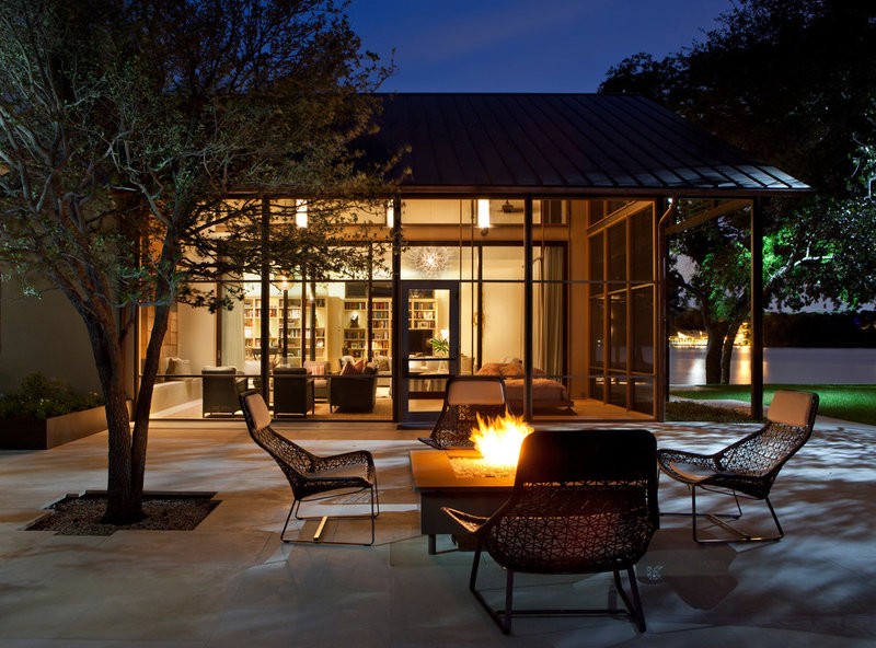 modern patio by Furman + Keil Architects