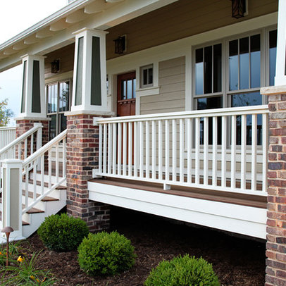 Porch Exposed Rafters Design Ideas, Pictures, Remodel, and Decor