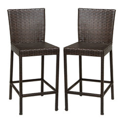 TKC - 2 Classic Barstools w/ Back - Simple, affordable and beautiful ...