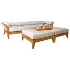 Atlantic Furniture Concord Caramel Latte Daybed with Open Footrail ...