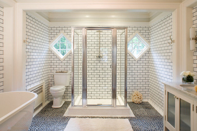 bathroom by Miller & Wright Architects