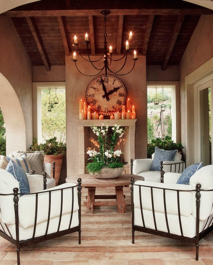 Rustic Patio by Wendi Young Design