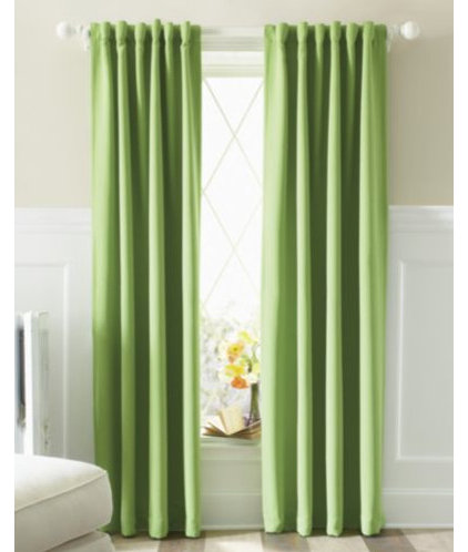 Neon Green Curtains