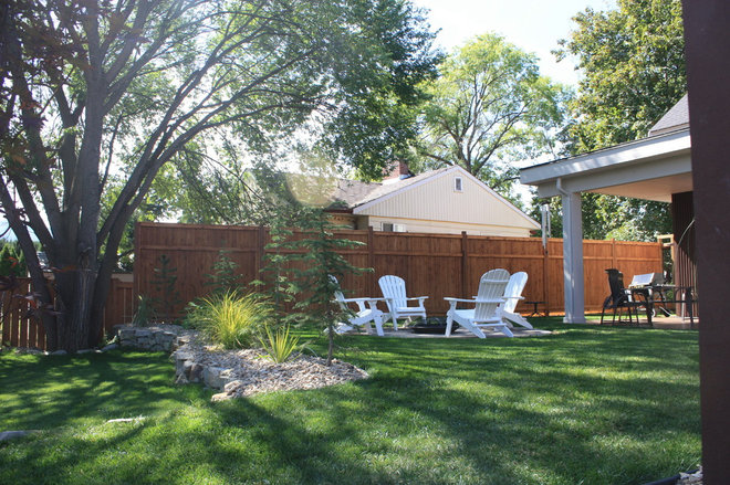 traditional patio Finding a Vintage Vibe with New Construction in Kelowna, BC