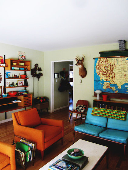 eclectic living room My Houzz: Eskridge Home