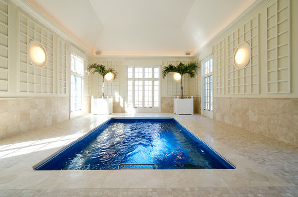 Traditional Pool by Lucash Montgomery builders