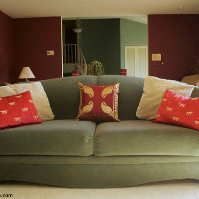 Living Room red paint colors Design Ideas, Pictures, Remodel and Decor