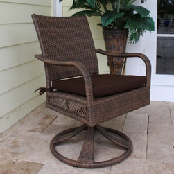 Wicker Swivel Chair