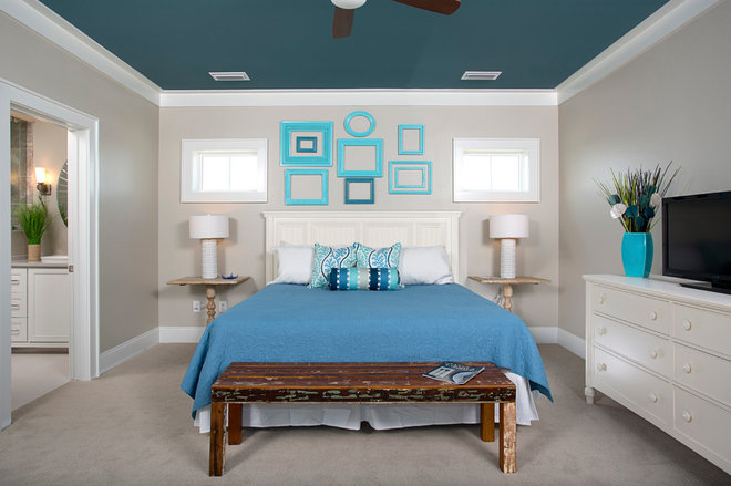 Heads-Up Hues: 10 Bold Ceiling Colors