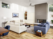 Colors Paint Living Room on How To Paint Stripes On Your Floor Painted Wood Paneling