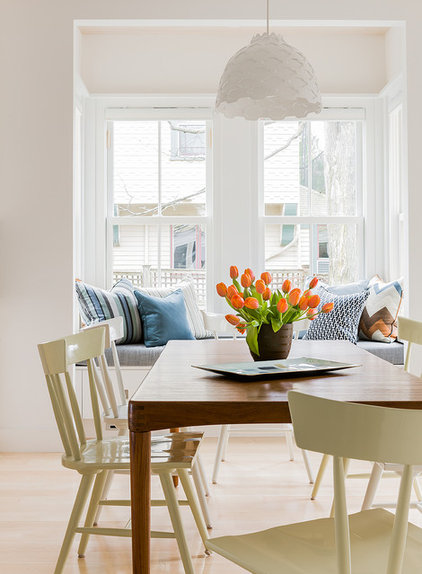 eclectic dining room by Terrat Elms Interior Design