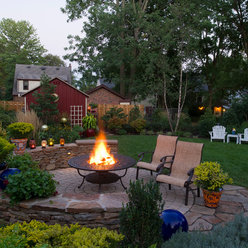 Spark some backyard bonding with a fireplace or fire pit, taking 