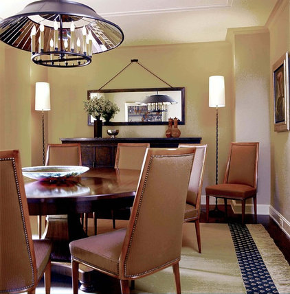 contemporary dining room by Glenn Gissler Design