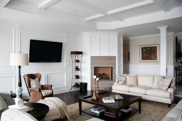Traditional Family Room by Staples Design Group