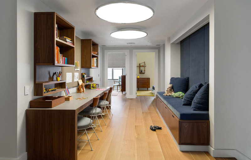 Contemporary Home Office by Design Development NYC