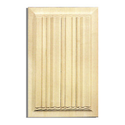 Inviting Home - Dore cherry door panel - Hand carved door panel - PN6; 13-1/2"W X 21-1/4"H x 7/8"D Wood panels are hand carved from premium selected hardwoods: hard maple cherry and white oak. Panels are carved in deep relief design to achieve the highest degree of quality and details. Carved wood panels are triple sanded ready to accept stain or paint. These wood panels are perfect for wall applications cabinet doors finishing touches on the custom cabinets.