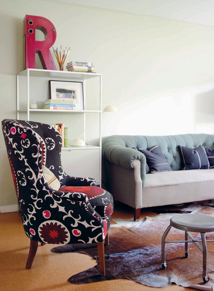 eclectic living room by Emily Chalmers | Caravan Style