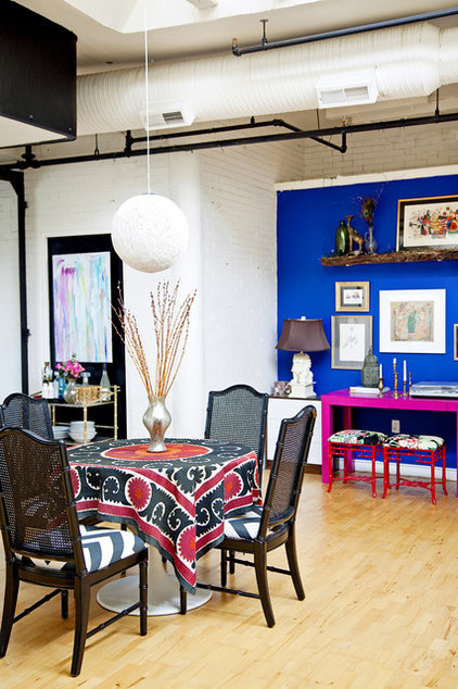 eclectic dining room by Design Manifest