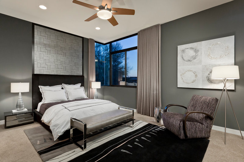 contemporary bedroom by Chris Jovanelly Interior Design