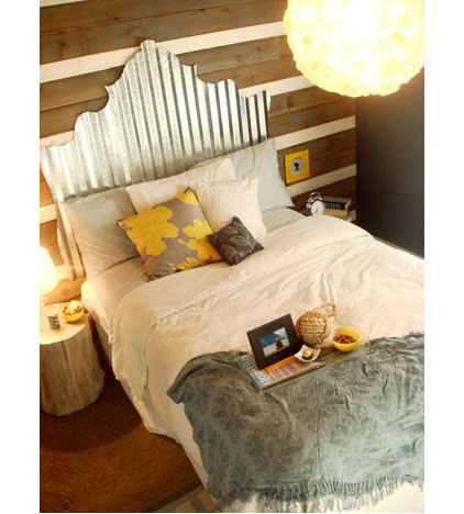 eclectic bedroom by Young House Love