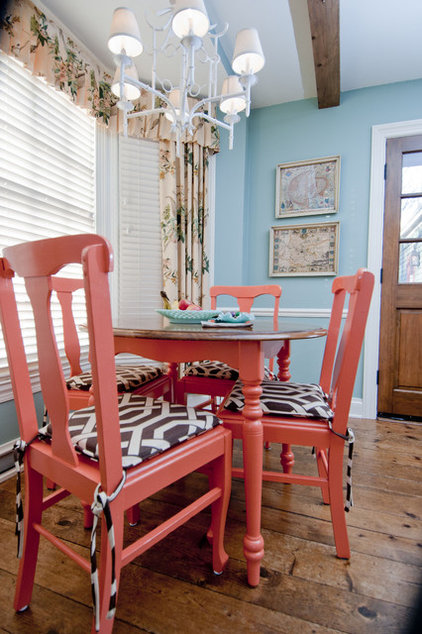 eclectic dining room by Mary Best Designs