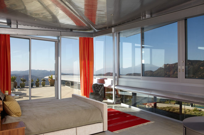 modern bedroom by David Hertz & Studio of Environmental Architecture