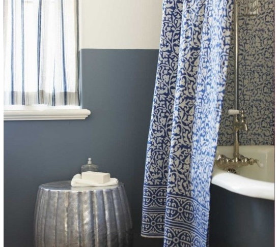 Target Blue Brown Paisley Curtains