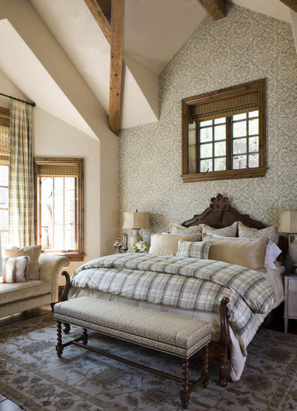rustic bedroom by Slifer Designs