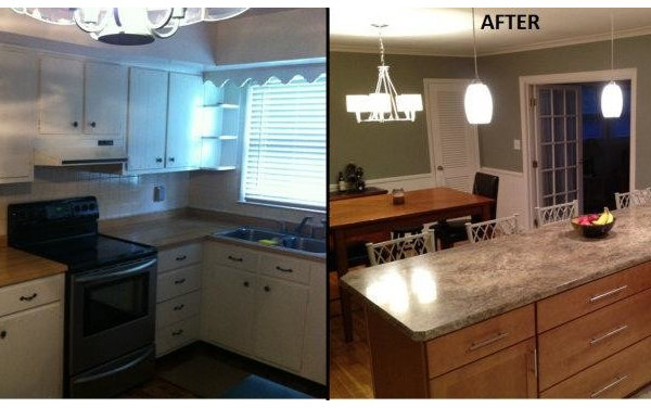 Here is a small Ranch Kitchen Makeover! What do you think?