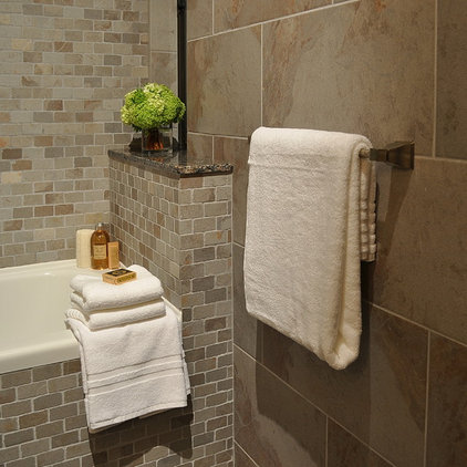 Tilingbathroom on Large Format Rectangular Tiles Give A Bathroom A Fresh New Look