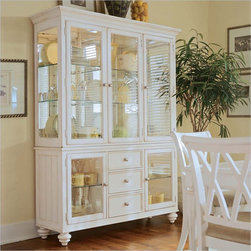 American Drew - American Drew Camden China Cabinet in Buttermilk Finish - American Drew - China Cabinets - 920830R - American Drew Camden China Deck