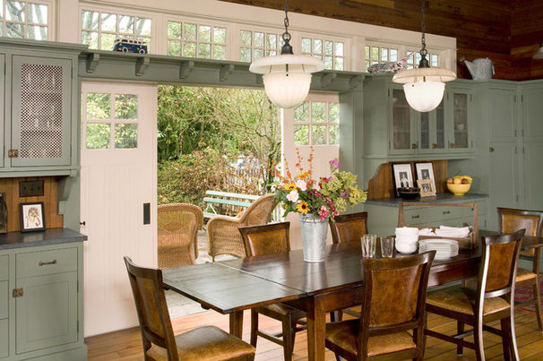 Traditional Dining Room by Sandra Lindsay Design