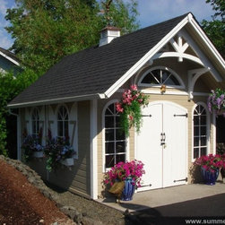 Summerwood Garden Sheds - With so much space this shed can partitioned 