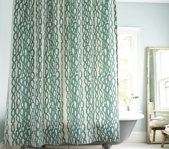 Target Blue Brown Paisley Curtains