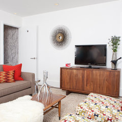 modern living room by Regan Baker Design