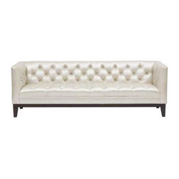 silver lame sofa