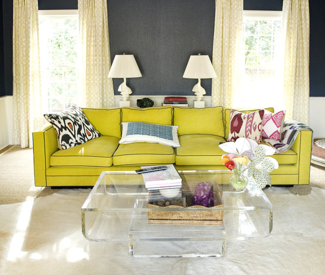 eclectic living room by Charles Luck Stone Center