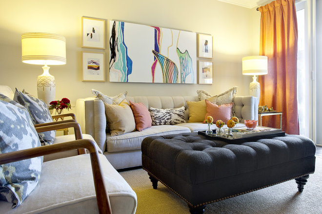 contemporary living room by Domicile Interior Design