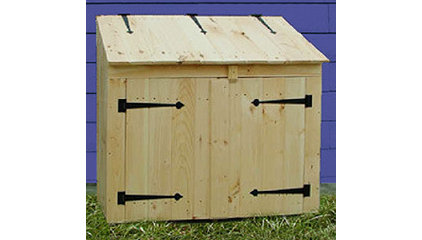 Wooden Trash Garbage Storage Bins From Bearicuda