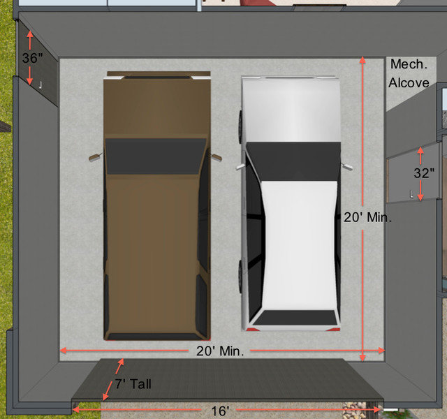 Contemporary Floor Plan by Steven Corley Randel, Architect