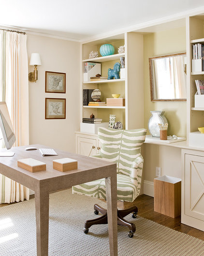 eclectic home office by Lovejoy Designs
