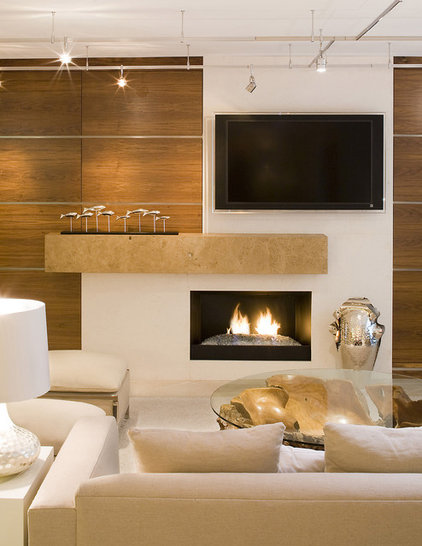contemporary living room by Amanda Webster Design