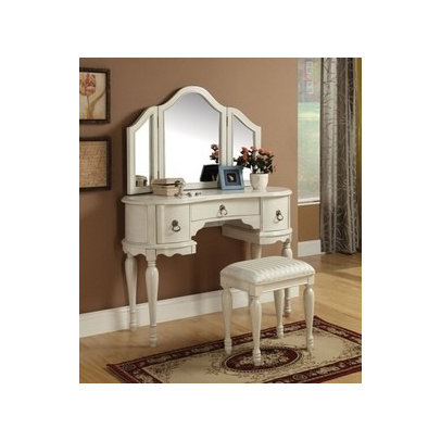 Vanity Makeup Table on Classic And Modern Make Up Table With Mirror Girls   Serbagunamarine