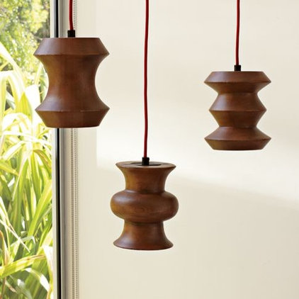 eclectic pendant lighting by West Elm