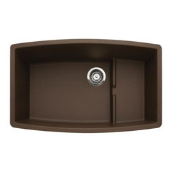 Blanco - Undermount Double Kitchen Sink with Undermount Clips - Finish ...