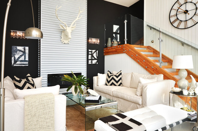 modern living room by Dawna Jones Design