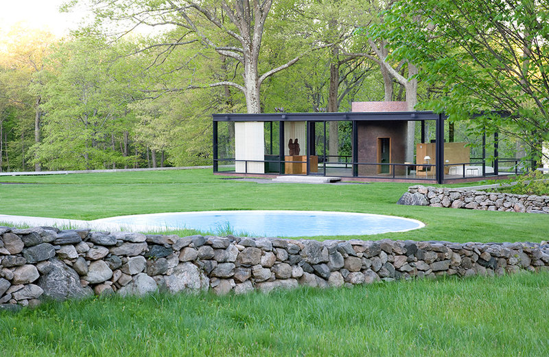 modern exterior by The Philip Johnson Glass House