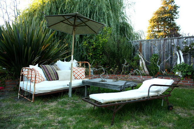 eclectic patio by Shannon Malone